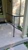 Outdoor Metal Table with Glass Top - 2