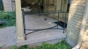 Outdoor Metal Table with Glass Top - 3