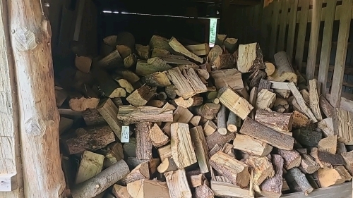 Pile of Mixed Firewood