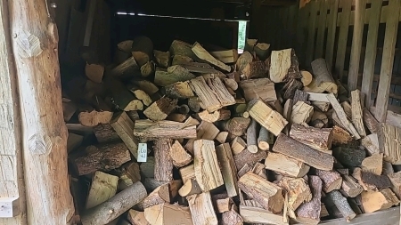 Pile of Mixed Firewood