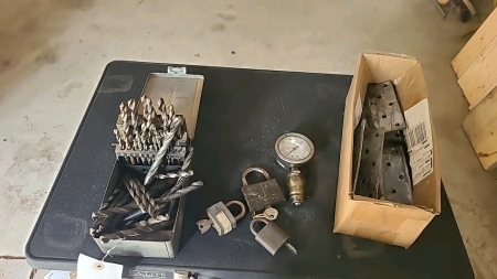 Hinges, Drill Bits, Locks, Etc.