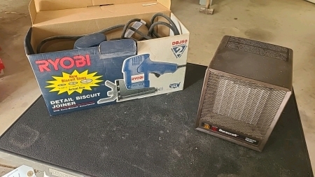 Ryobi Biscuit Jointer and Ceramic Heater