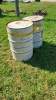 Pair of 45 gallon steel drums - 3