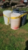 4 45 gallon poly drums - 2