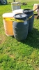 4 45 gallon poly drums - 3