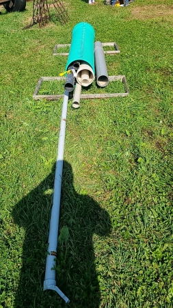 Assorted Plastic Pipe Lot