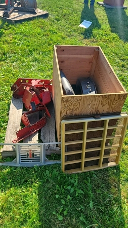 Crate of IH Parts for 66 Series Tractor