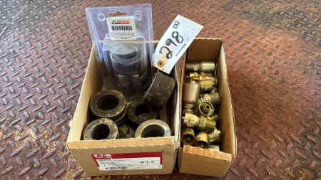 Lot of Stroke Limiters and Hydraulic Fittings