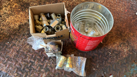 Assorted Lot New Hydraulic Fittings