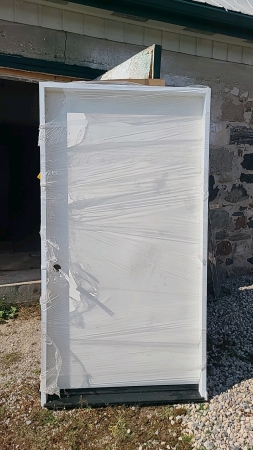 New exterior door