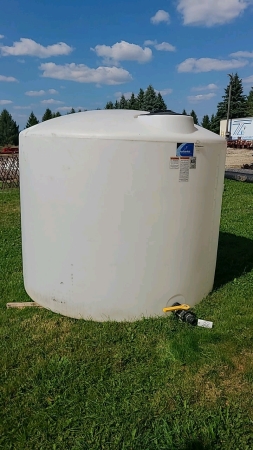 Rotomold 1500gal Poly Tank