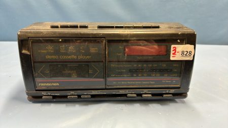 Sound Sign Alarm Clock/Radio/Cassette Player