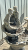 3 Tier Concrete Fountain (No Pump) 26"W x 37"H - 6