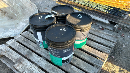 (4) 5 Gal Pails of Foundation Coating