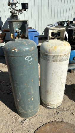 (2) Large Old Propane Tanks