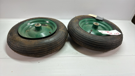 Pair of Wheelbarrel Tire & Rims