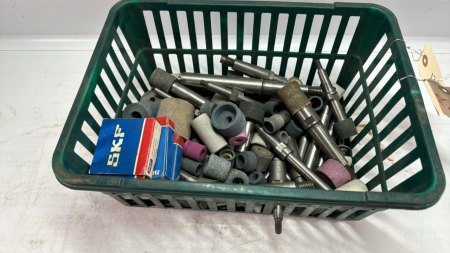 Assorted Small Grinding Wheels & Machinist Acc.