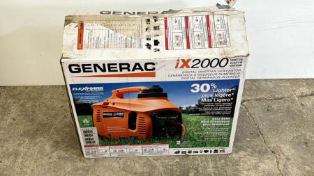 Generac IX2000W Digital Inverter Generator -Unused