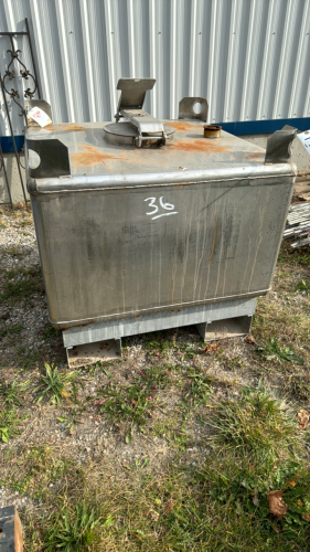 Stainless Tank 34"x34"x30"H