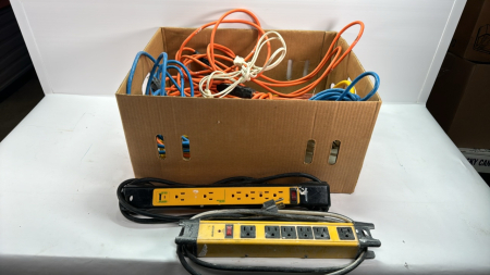 Assorted Extension Cords & Power Bars