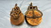 2 Wooden Pulleys -5" and 5.5" - 2