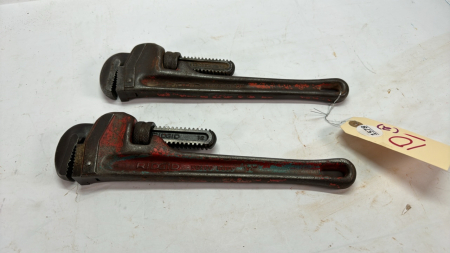 (2) 12" Ridgid Steel Pipe Wrenches