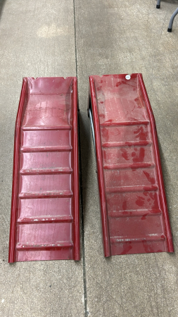 Pair of Metal Car Ramps