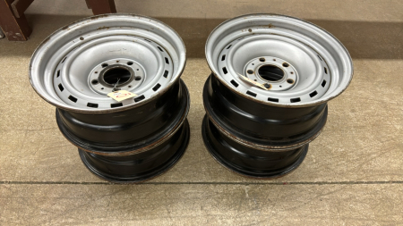 Set of Steel 5 Bolt Rims