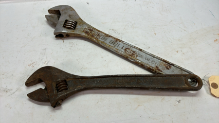 (2) 15" Adjustable Wrenches