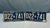 Pair of Ontario 1978 License Plates