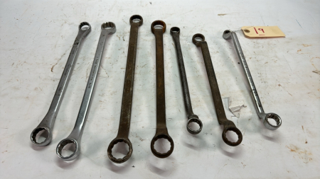 (7) Assorted Box End Wrenches