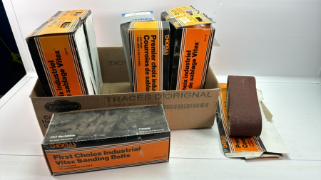 Quantity of 3" & 4" Sanding Belts