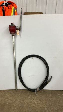 Tuthill Hand Pump & Rubber Gas Hose